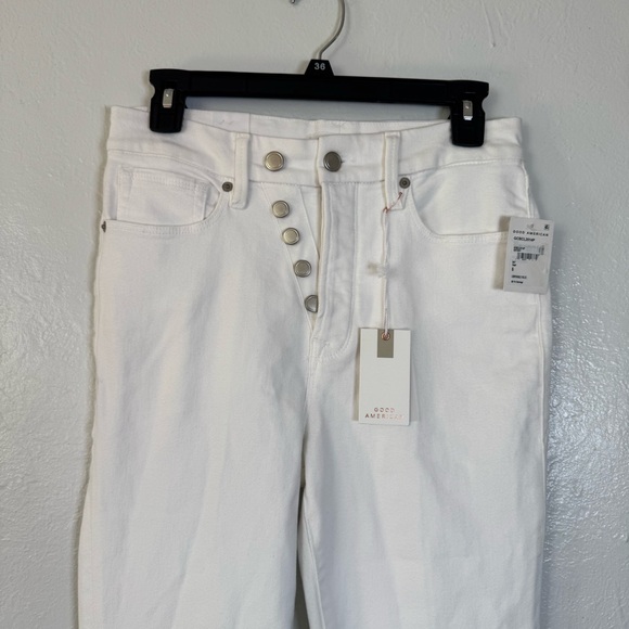 Good American Good Classic Slim Bootcut Jeans New - Picture 5 of 16